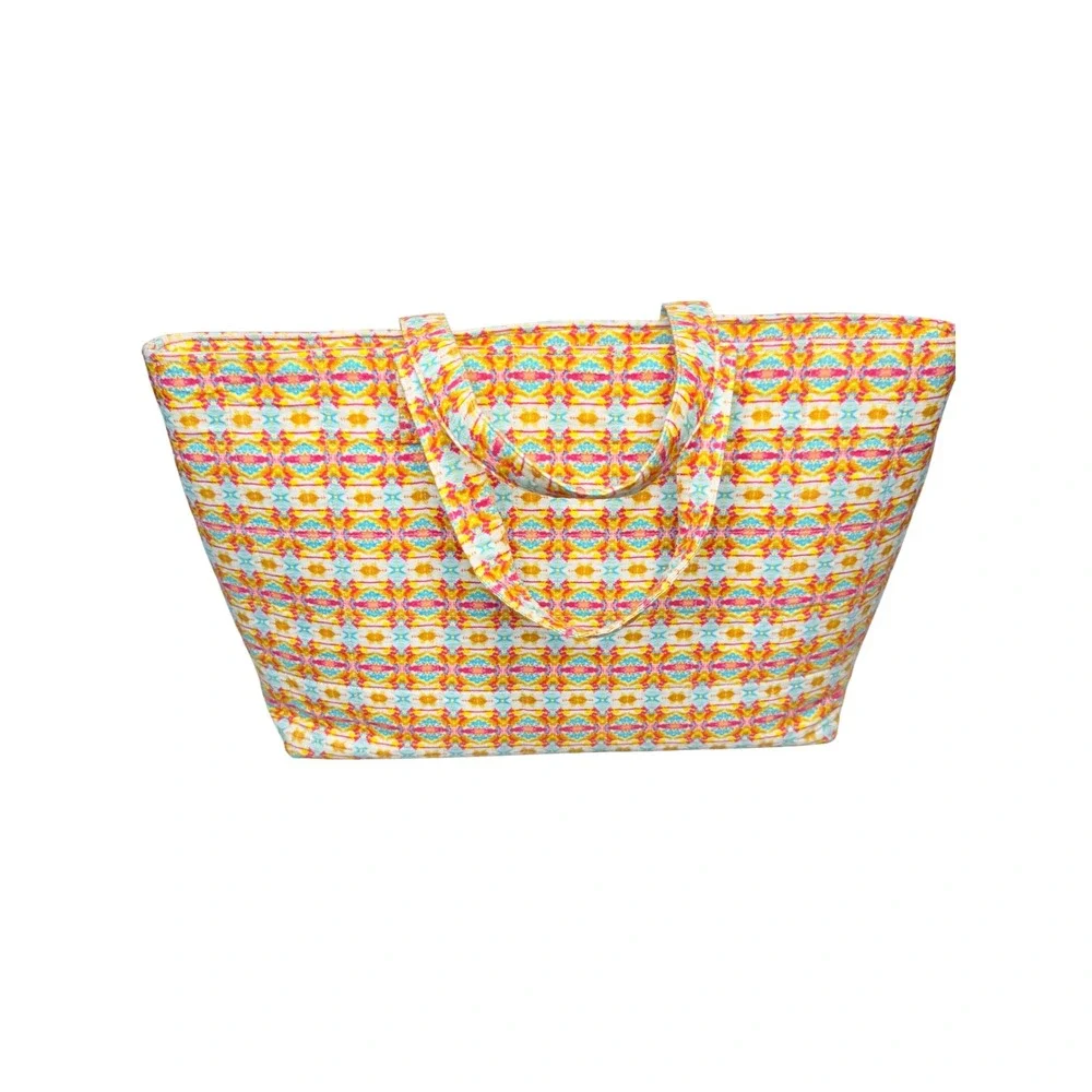 Evelyn & Kate Orange Turtle Quilted Tote - Picture 7 of 8